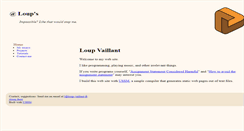 Desktop Screenshot of loup-vaillant.fr